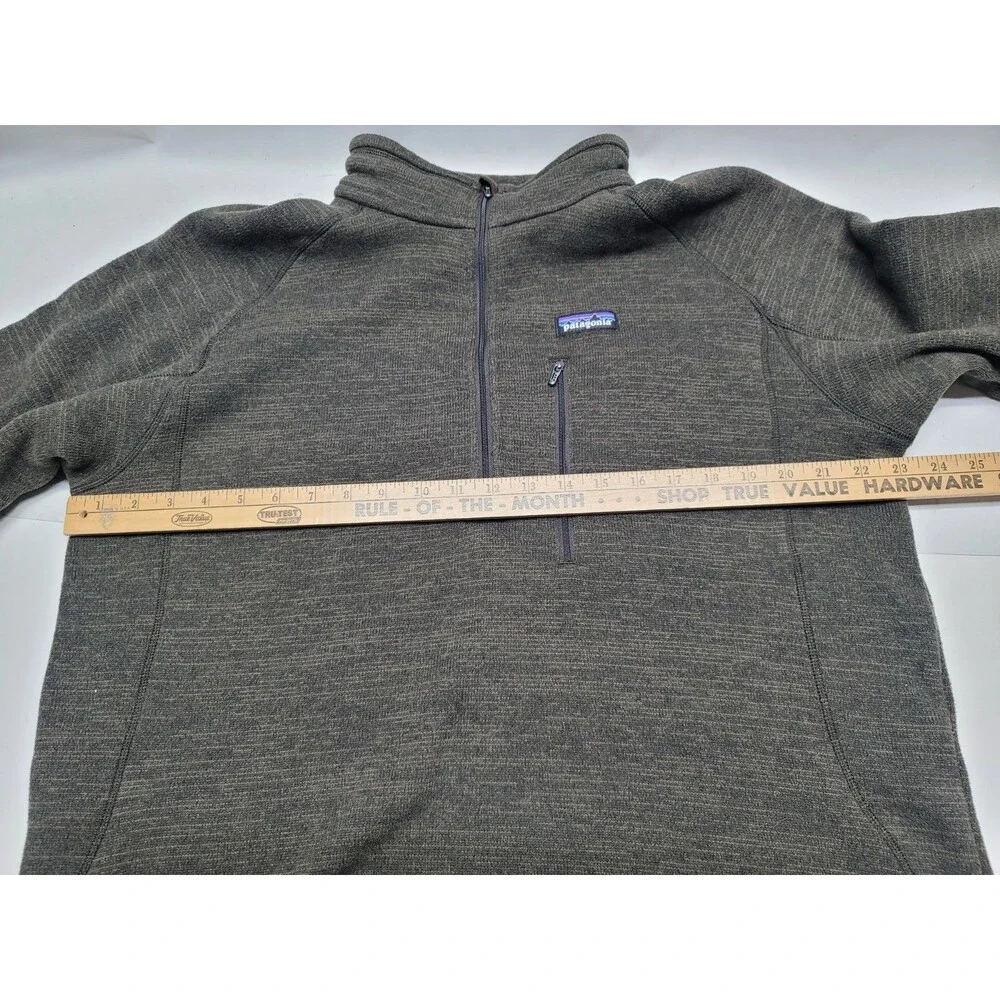 Patagonia Better Sweater Mens XL 1/4 Zip Fleece Pullover Jacket Brown 25521 - Picture 10 of 11